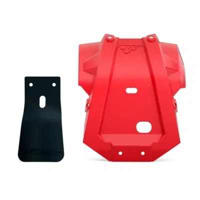 Cubre Carter y Cubre Bieleta Wirtz para Honda Tornado XR 250 Rojo