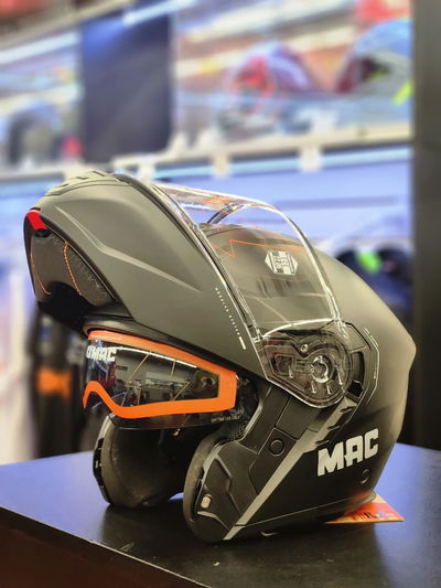 Casco MAC 908 Rock Onix Solid Negro / Mate