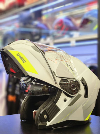 Casco MAC 166 Blaze Magma Gris / Amarillo / Mate