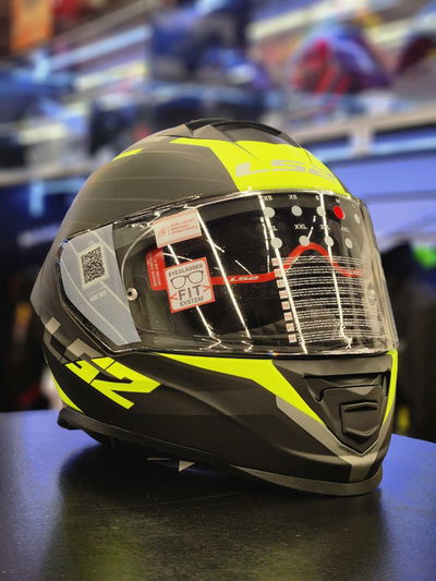 Casco LS2 800 Storm Nerve Amarillo / Negro / Mate