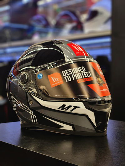 Casco MT Stinger Tron B12 Gris Brillante