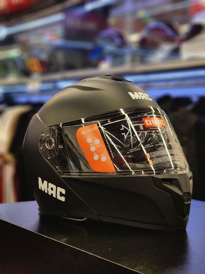 Casco MAC 166 Blaze Solid Negro / Mate