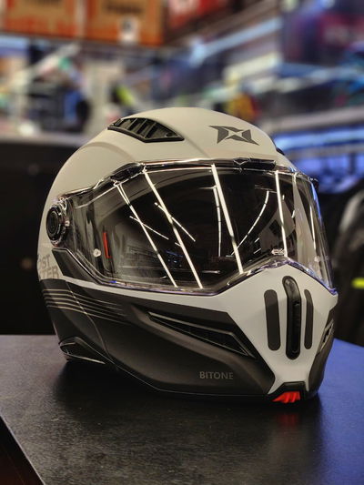 Casco Rebatible Axxis Ghostfighter Bitone C2 Mate