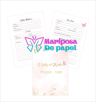 INTERIOR DE CUADERNO PEDIÁTRICO (tamaño A5)