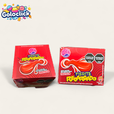 Chicle Fierita recargado frutilla 50u