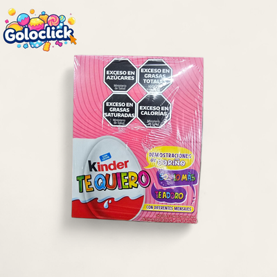 Huevo Kinder Sorpresa rosa x12