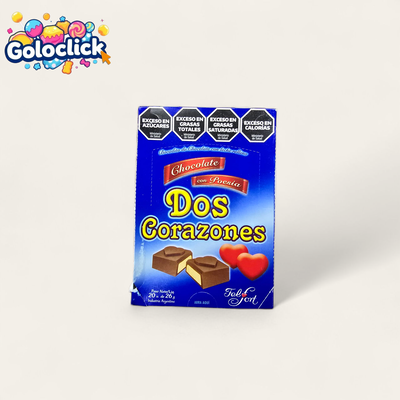 Choc Dos Corazones x20