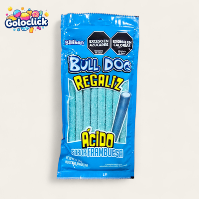 Regaliz Bulldog Frambuesa 75gr