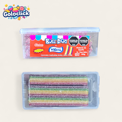 Regaliz Bulldog Fresa cintas 400gr