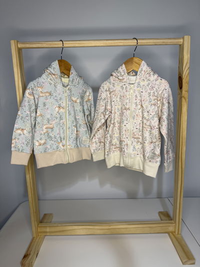 Campera algodón full estampada