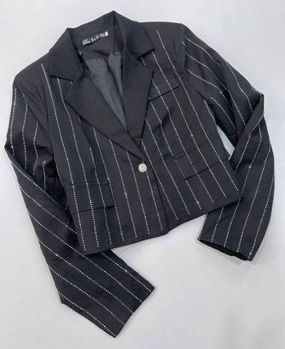 Blazer Shine negro - talle M/L