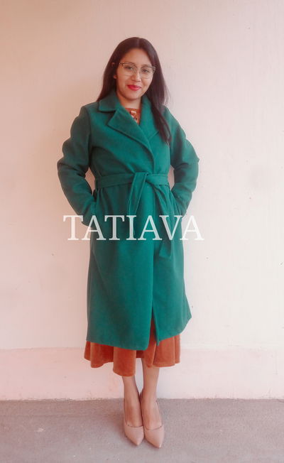 Tapado Kim verde - talle L/XL