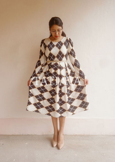 Vestido Xadres - talle S al XXL