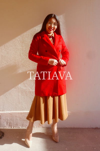Tapado Rojo Importado - talle M