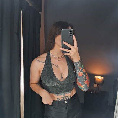 TOP OLIVIA CREPE LUREX