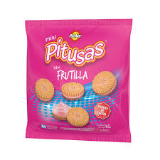 Galletitas MINI PITUSAS Frutilla 30x160gr
