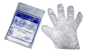 Guantes de polietileno x 100