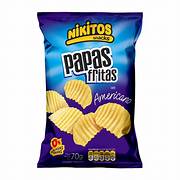 Papa Frita acanalada Nikito 30x65gr