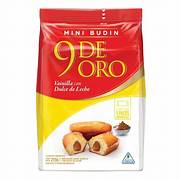 MINIBUDIN 9 DE ORO VAINILLA CON DULCE 10 X 215gr
