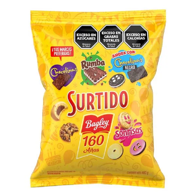 Galletitas SURTIDO Bagley 21x398gr