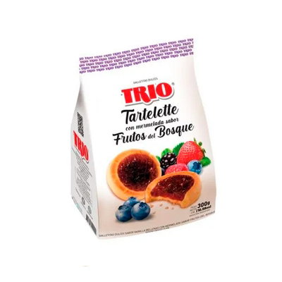 Galletita Trio Tartelete Fruts Del Bosque 10x300gr