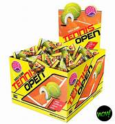 CHICLE OPEN CANDY TENNIS 18x30 UN