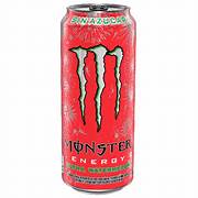 MONSTER water melonRojo) 473 X 6 U