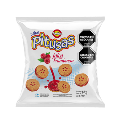 Galletitas MINI PITUSAS JALEA 30x140gr