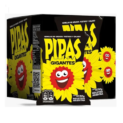 Girasol pipas GIGANTES 12x12 unid