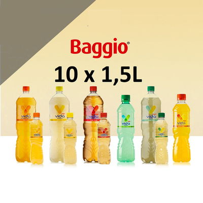 OFERTA 10 BULTOS SABORIZADA VIDA 6 X 1500 CC
