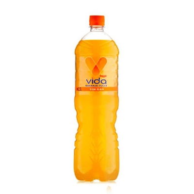 Agua sabor. VIDA. Baggio Naranja x 1.5L x 6 unid