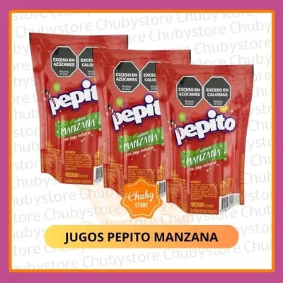 JUGO P/BEBER PEPITO 18 X 160 CC MANZANA