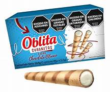 CUBANITOS "OBLITA " CHOCOLATE BLANCO 48 U X 5.5 GS
