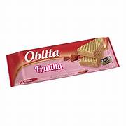 OBLEA RELLENA FRUTILLA "OBLITA " 48 U X 100 GS