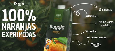 Jugo Baggio EXPRIMIDO DE NARANJA 12x1lts