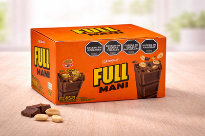 Chocolate c/Mani FULL Mani 8x15x30gr