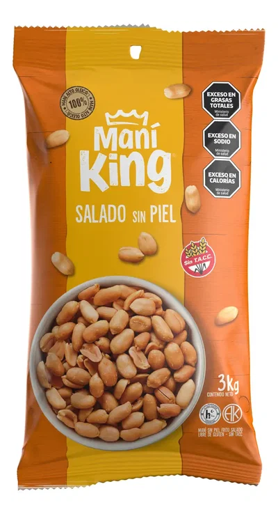 Mani King Frito SALADO PELADO x 3 kg