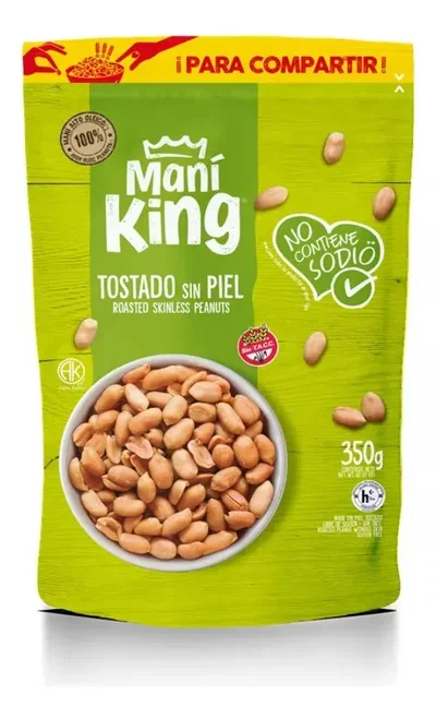 Mani King Frito x 350g Con Sal