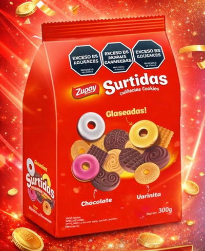 GALLETITA ZUPAY SURTIDA COMUN 12x350gr