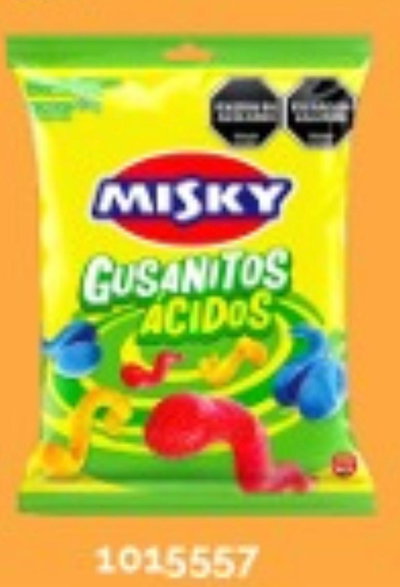 GOMITA MISKY GUSANOS ACIDOS 6 X 500 Gr