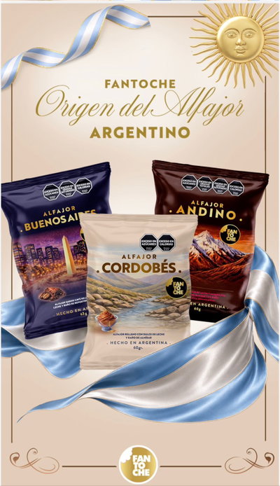 Alfajor FANTOCHE ORIGEN ESTUCHES X 6 UNID