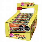 Chicle Tennis Flow 4u 18 tiras 360gr