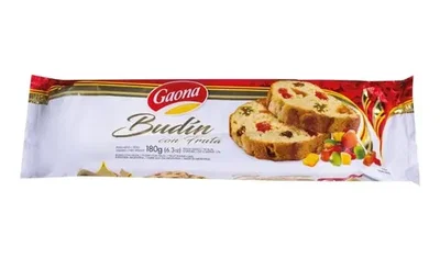 BUDIN GAONA con frutas 15x180gr