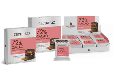 ALFAJOR CHOCOLATE 72% CACAO "CACHAFAZ" X 12 UN
