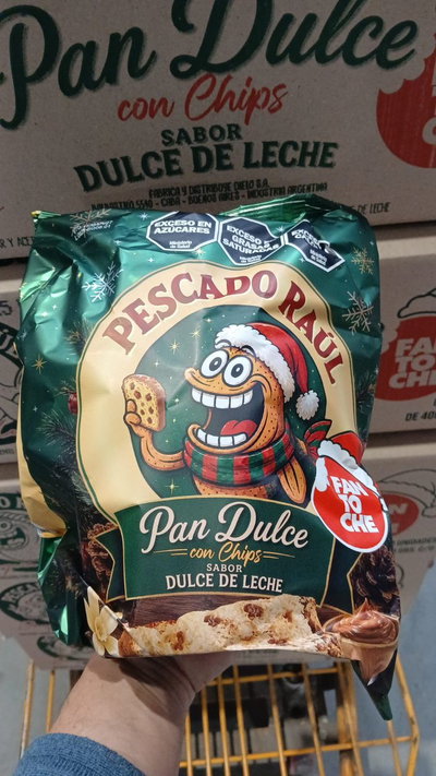 PAN DULCE /PESCADO RAUL CHIP C/DDL 8x400 gr