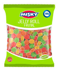 Gomitas MISKY JELLY ROLL X 1 KG.