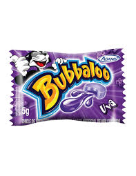 Chicle Bubbaloo x 60 unid. Uva