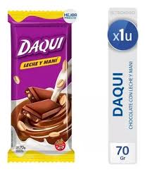 Chocolate DAQUI c/mani 32x70 gr