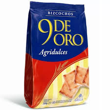 Galletitas 9 DE ORO agridulce 20 x 200gr