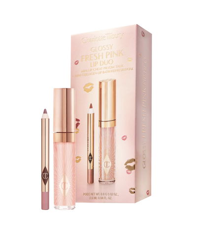 Charlotte Tilbury - Mini Glossy Pink Lip Gloss + Lip Liner Set